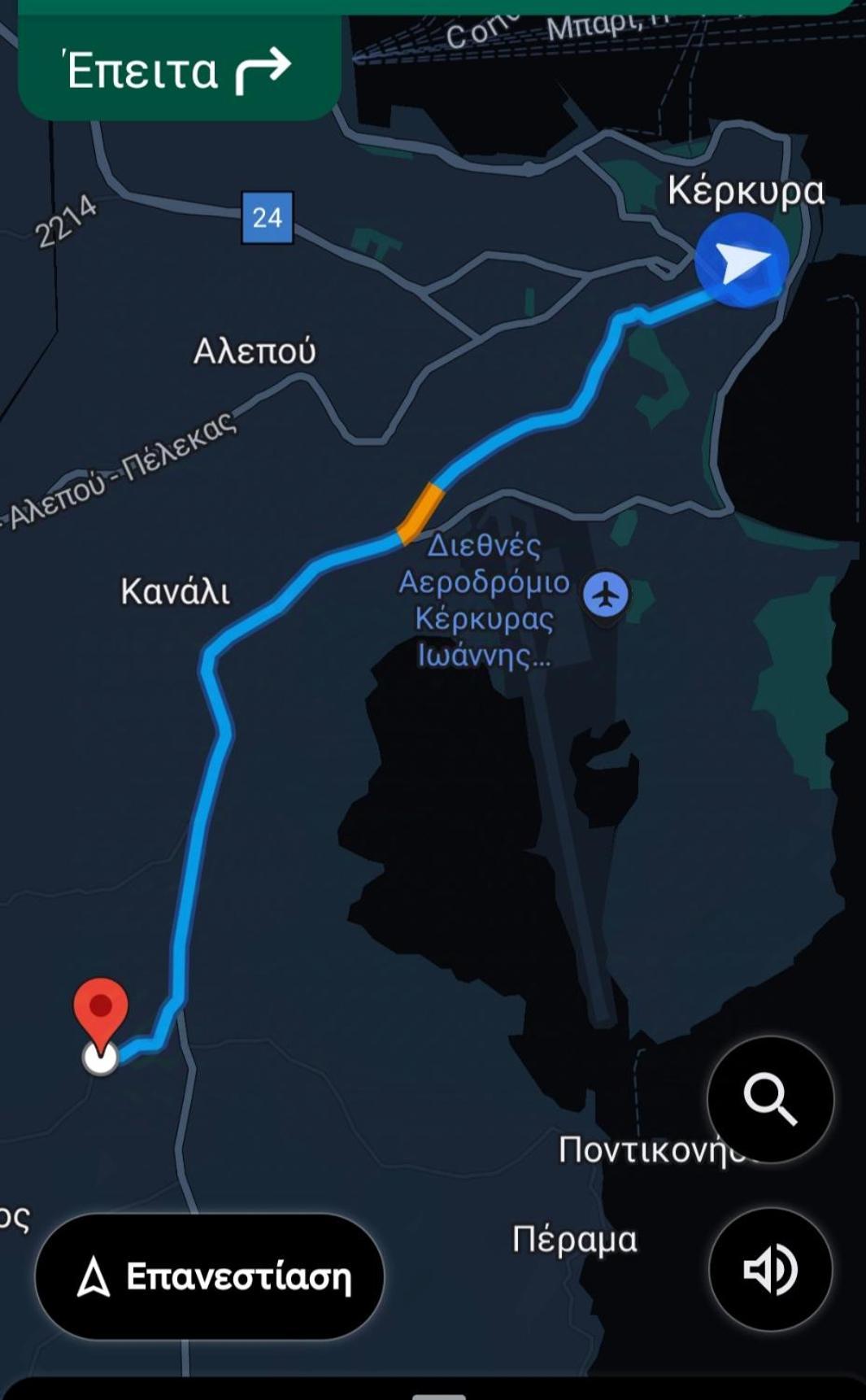 Niki Thalia Corfu Viros Apartment 1 Kastanéa Екстериор снимка